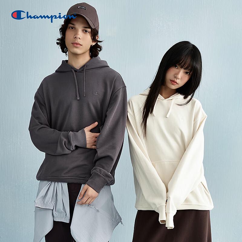 Champion Мужская модная однотонная толстовка с капюшоном