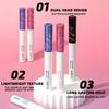 2 In 1 Dual Head Mascara Glitter Shimmer & Matte Color Waterproof Smudge Resistant Lash Makeup 6 Shades