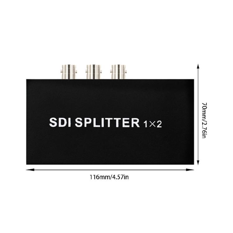 Разветвитель SDHD3G 1 в 2 канала Широкие напряжения DC5V 12V Для надежного дублирования сигнала в системах видеонаблюдения