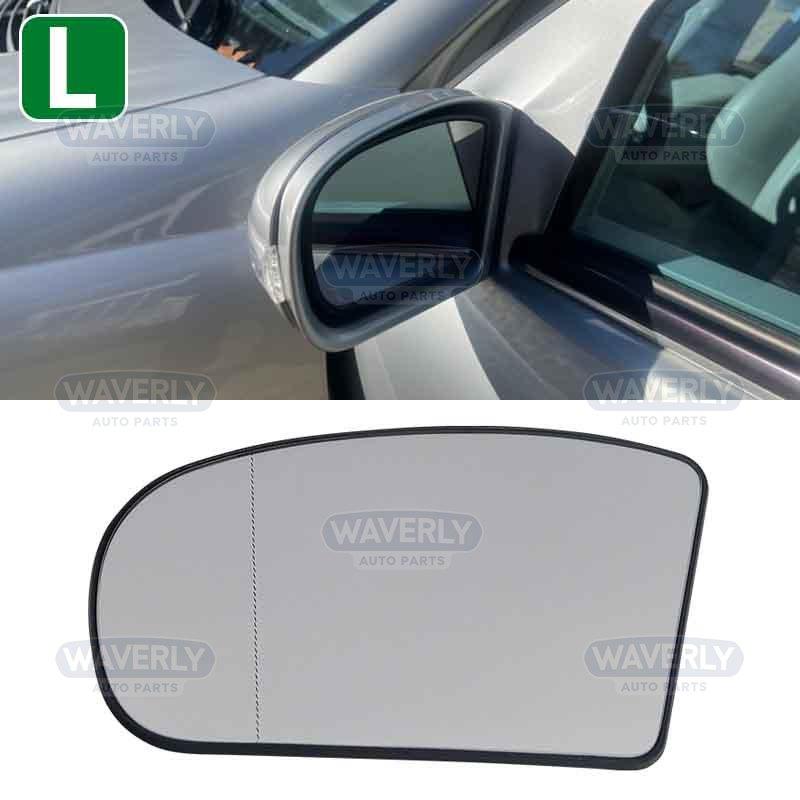 Для 2001-2007 W203 Mercedes Benz C230 C240 C280 C320 C350 C32 C55 Зеркало заднего вида боковое с подогревом, стекло-линза 2038100121 2038100221
