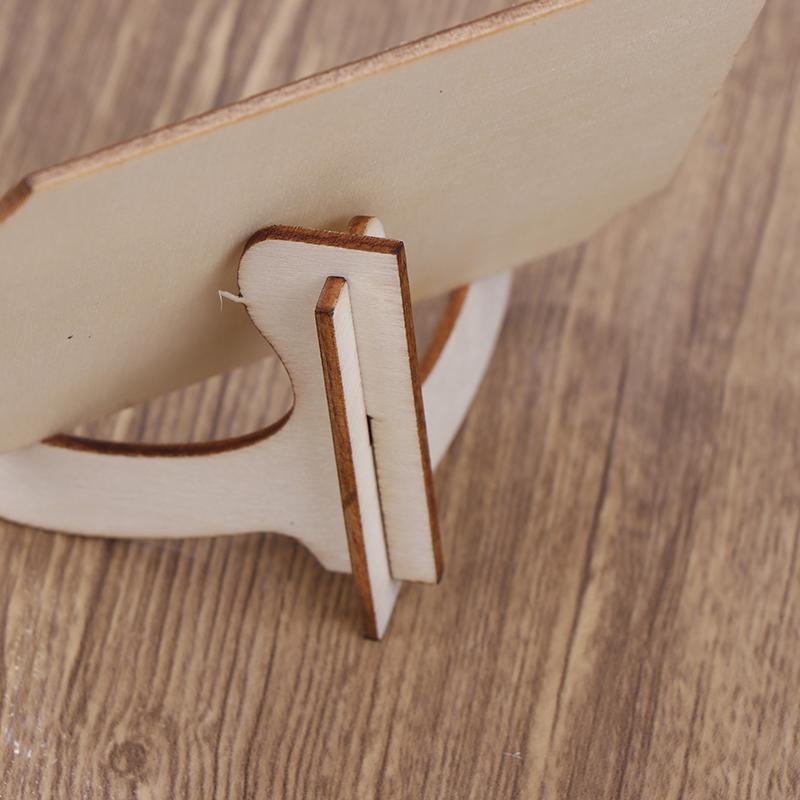 10 шт. доска для сообщений мини-мольберт подставка деревянная доска для письма черная реквизит для заметок настольная открытка на день рождения