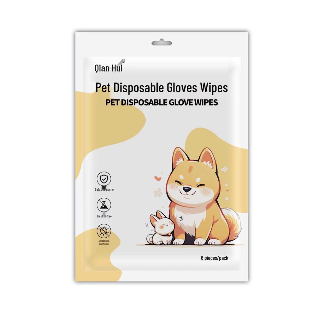 Домашние кошки и собаки очищающие салфетки без смывания: Дезодорирующие перчатки для сухого купания для кошек и собак