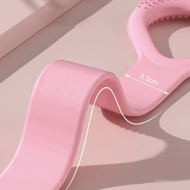 Йога Фитнес Эластичная веревка Силиконовая лента сопротивления для рук Спина Плечи Упражнение Тренажерный зал Спортивные ремни Тренажерный зал