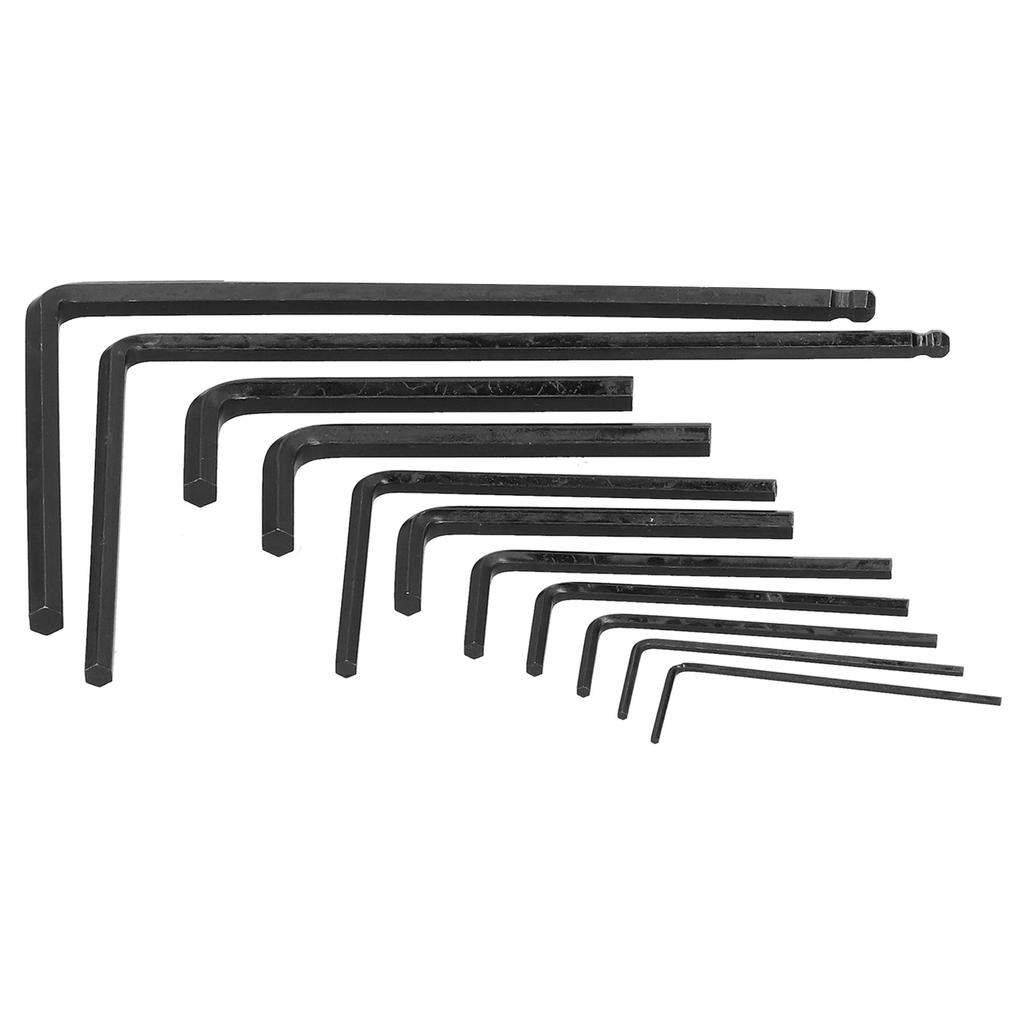 Набор шестигранных ключей 11 шт. Регулируемый инструмент для гитары Металлические крепежные инструменты M02668