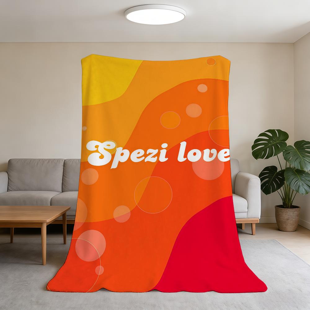 Blanket Super Warm Comfortable Plush Throw Blanket Child Home Spezi-ES P-Paulaner Sofa Bedroom Gift