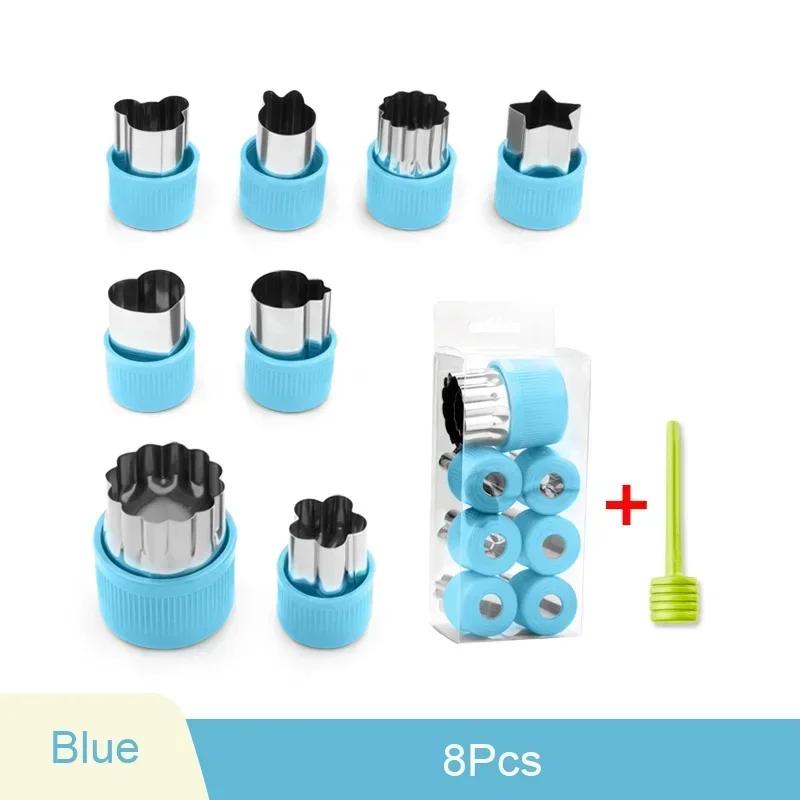 6-10 шт. нержавеющая сталь формочки для печенья тиснитель овощерезка портативная фруктовая резка кухонные принадлежности инструменты для выпечки