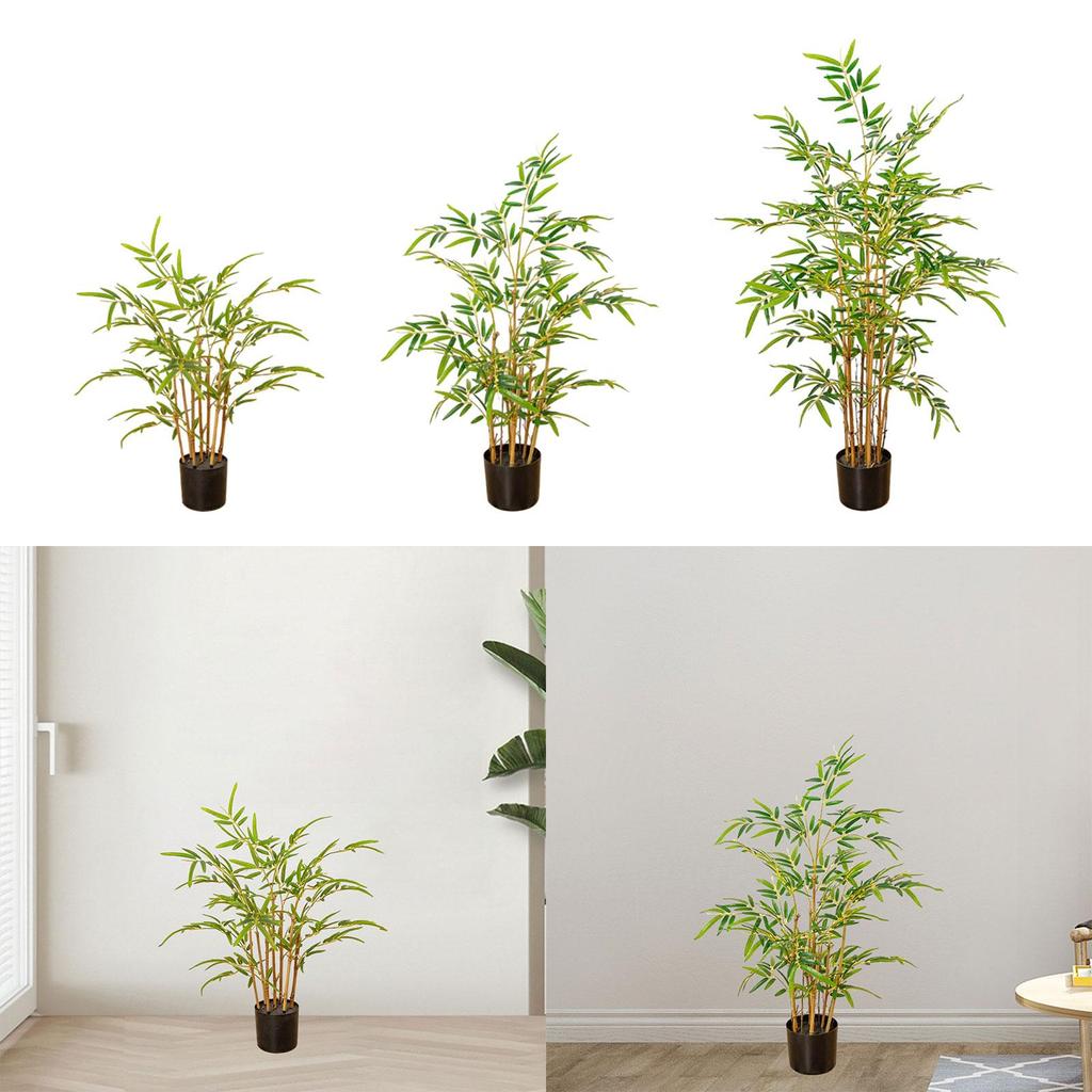 Искусственное бамбуковое дерево Искусственное дерево для гостиной, рабочего стола, для использования в помещении и на улице
