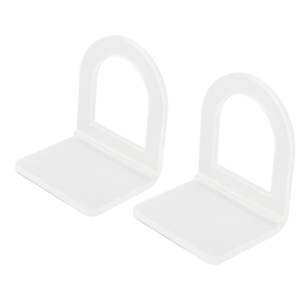 2PCS Acrylic Sink Brush Holder Clear Solid Construction Multipurpose Easy Installation Scrub Brush