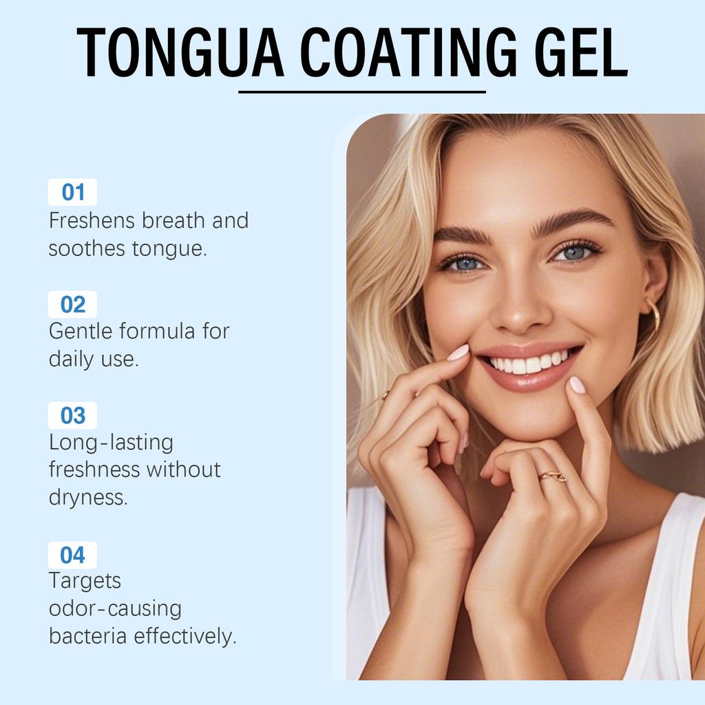 Набор гелей для чистки языка, гель для чистки языка со щеточкой, скребок для языка для взрослых(1PC)