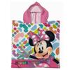 Poncho - Disney Minnie Hooded Bath Cape - 50 X 100 Cm - Colorful - Color:Rose Size:One Size - Pink