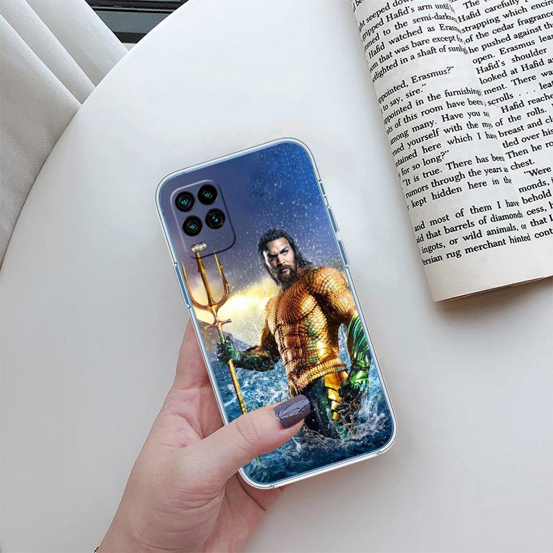 Aquaman Transparent Phone Case for Motorola Moto G7 G8 G9 G84 G85 G73 G24 G15 Z2 Play Power Plus