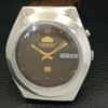 Б/У ORIENT AUTOMATIC JAPAN 46961 МУЖСКИЕ ЧАСЫ DAY&DATE ОРИГИНАЛЬНЫЙ ЦИФЕРБЛАТ A432329-2 R111-a432329