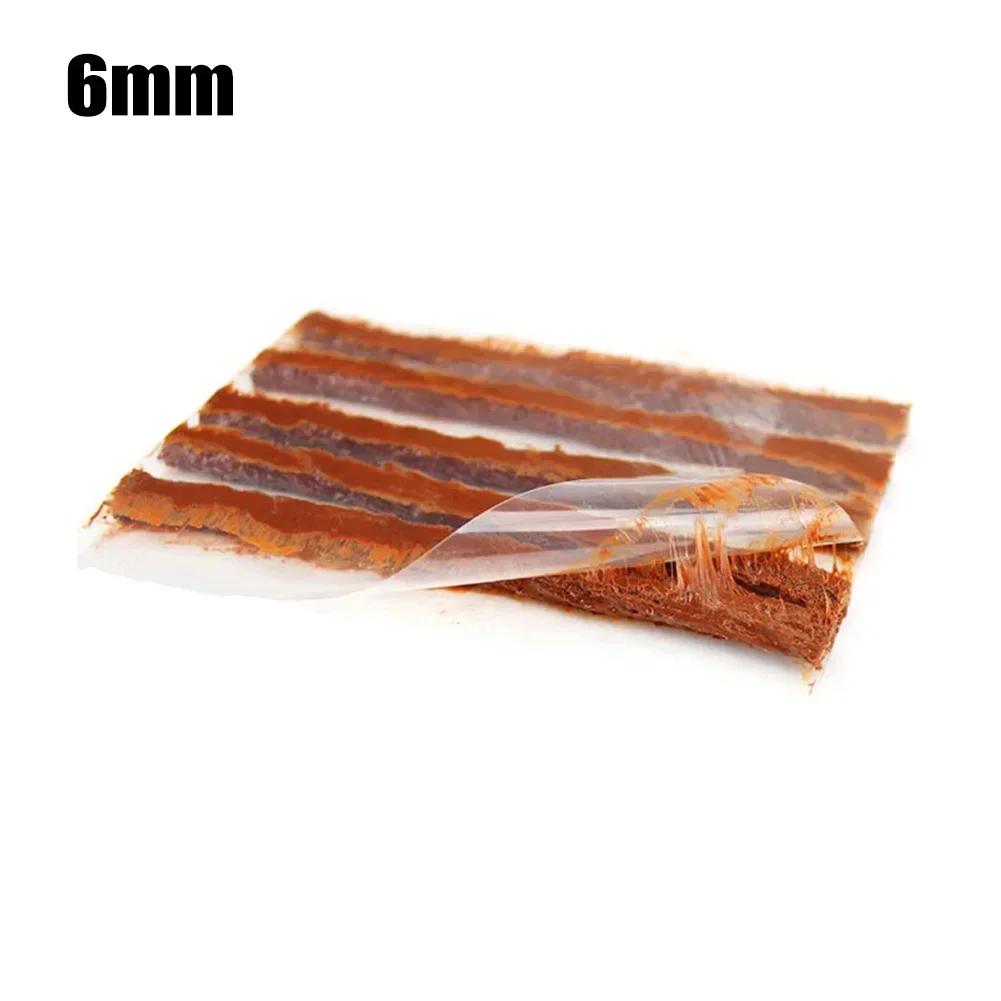 5 шт. полосок для ремонта шин, бескамерные резиновые уплотнители для клея, инструменты для ремонта проколов шин автомобилей, мотоциклов, велосипедов, аксессуары