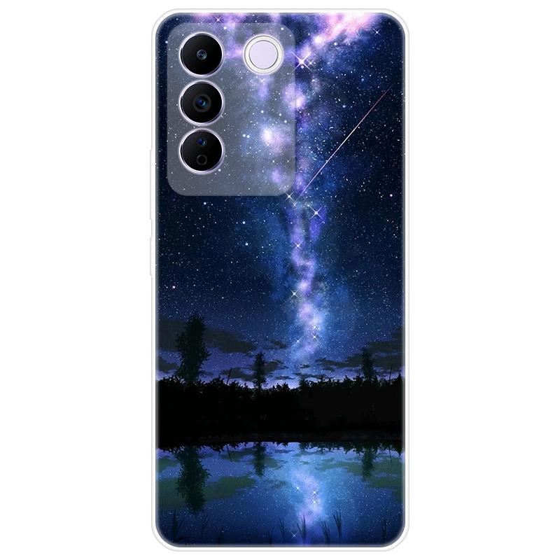 For Vivo V27e V 27e Case Soft Silicone Back Cover Cartoon Phone Case Diversification