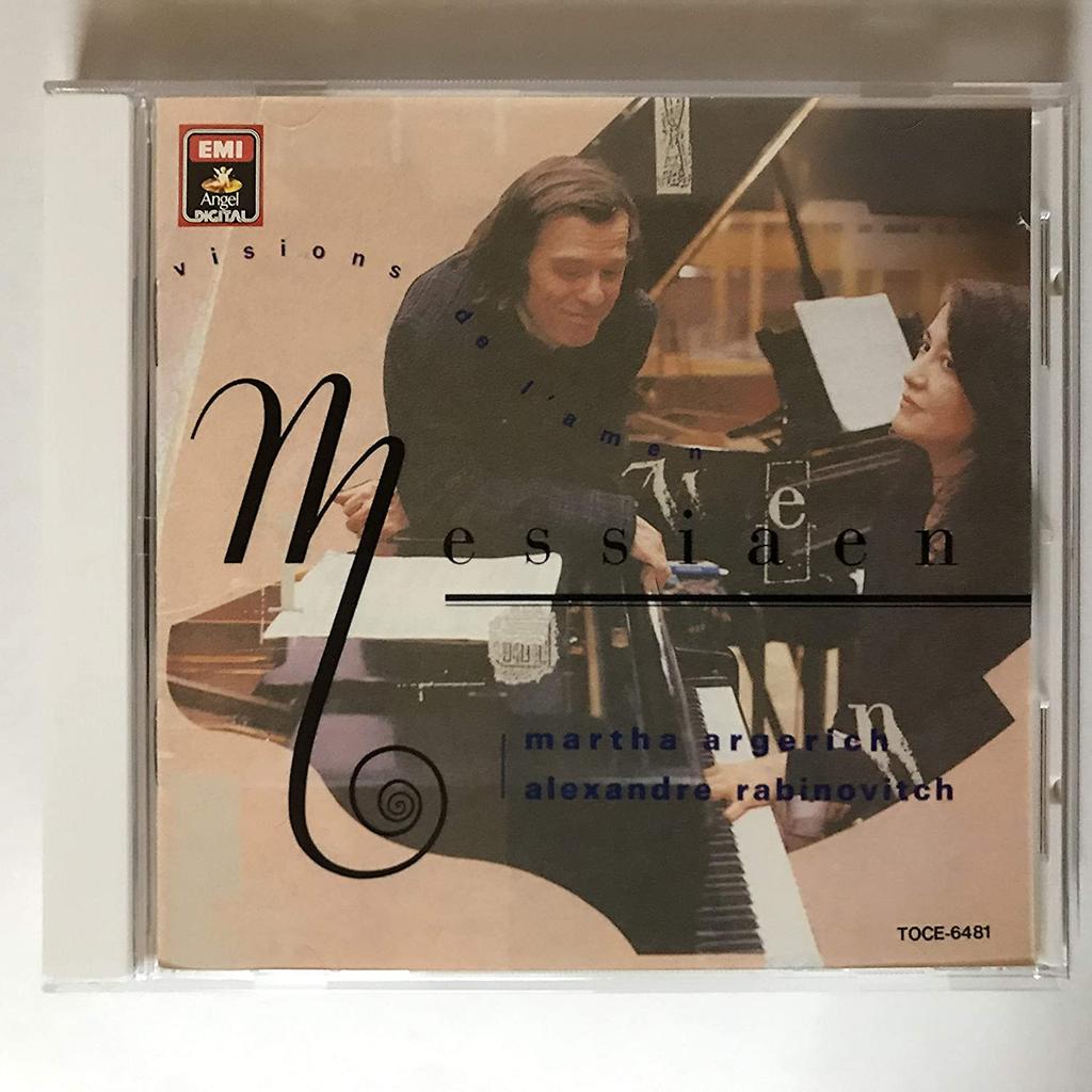 CD MARTHA ARGERICH - Messiaen: Visions De lAmen TOCE6481 Japan Obi Classical Used