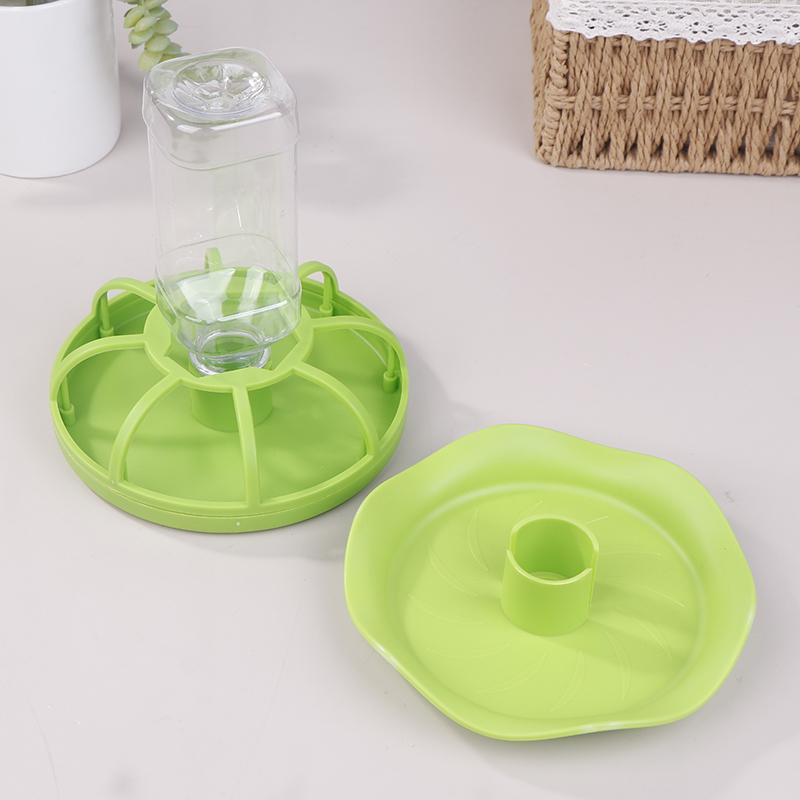 Диспенсер для питья воды для рептилий, миска для еды, кормушка для ящериц и гекконов, круглая миска, поилка для черепах, бутылка для питья, кормушки для рептилий