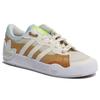 Adidas Originals Rey Galle Leather Comfortable Slip-Resistant Durable Low-Top Skate Shoes Women Sneaker Orange Beige GX0432