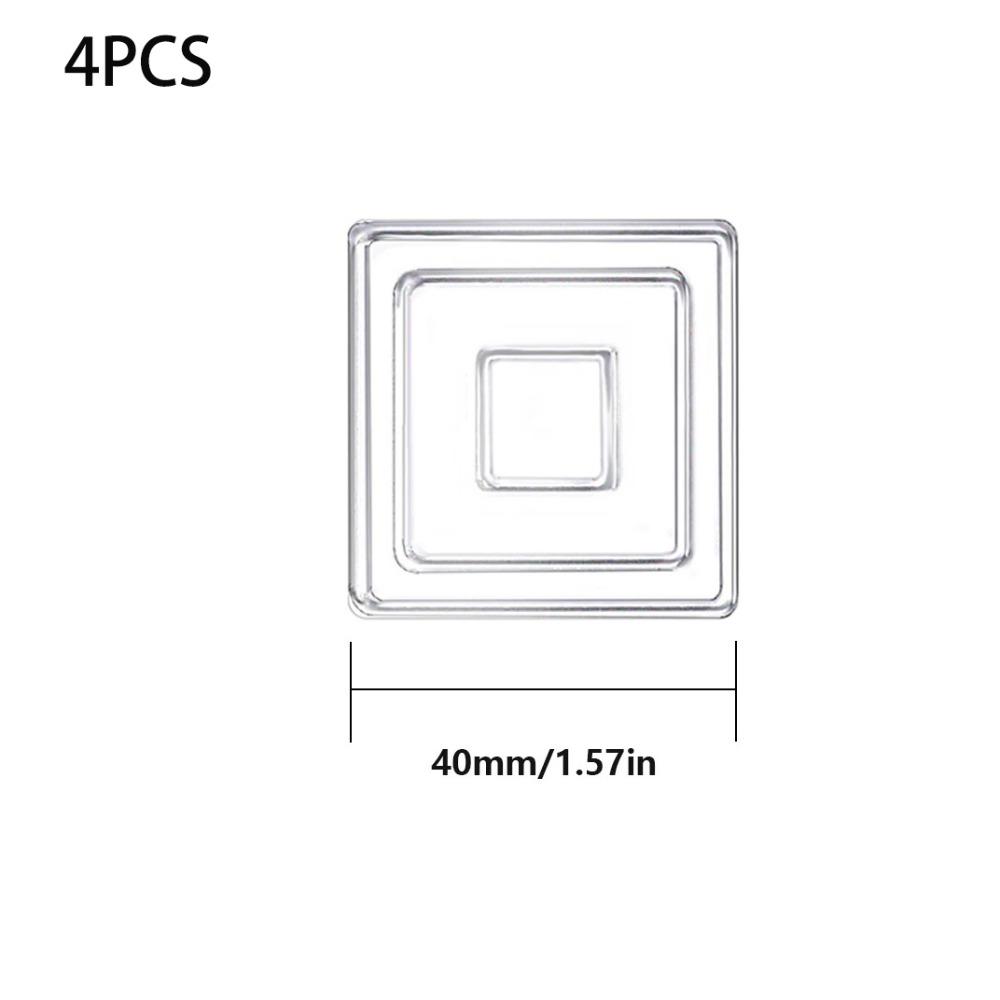 4pcs Portable Self Adhesive Furniture Pads Shock-Absorbent Multi-functional Feet Pad Non-Slip Ccutting board feet Appliances