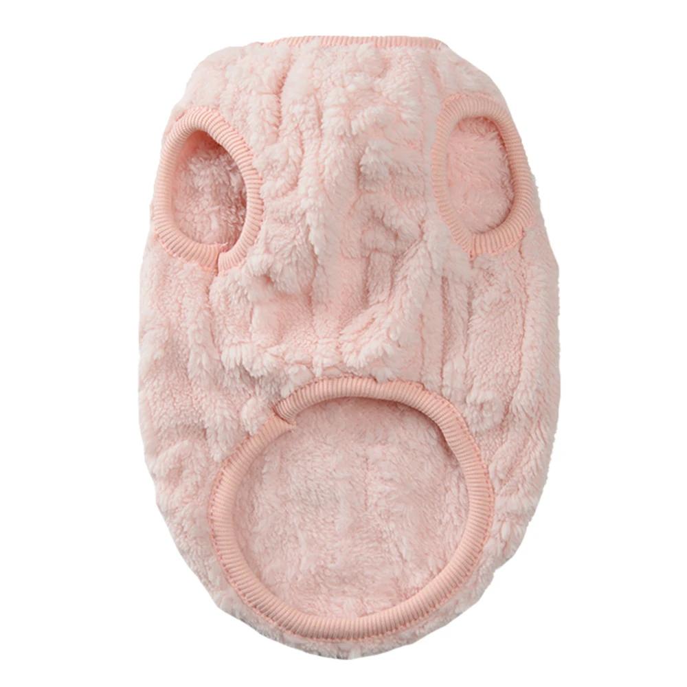 Теплая одежда для собак маленьких собак кошек осень зима открытый мягкий флисовый костюм для щенка чихуахуа шнауцера пальто для домашних животных