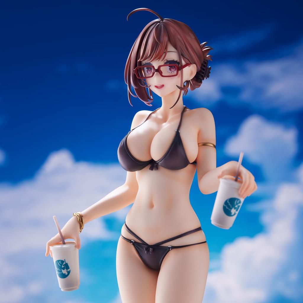 92M Illustration "Myopic Sister Swimsuit Ver." Non-scale PVC & ABS Painted Finished Figure