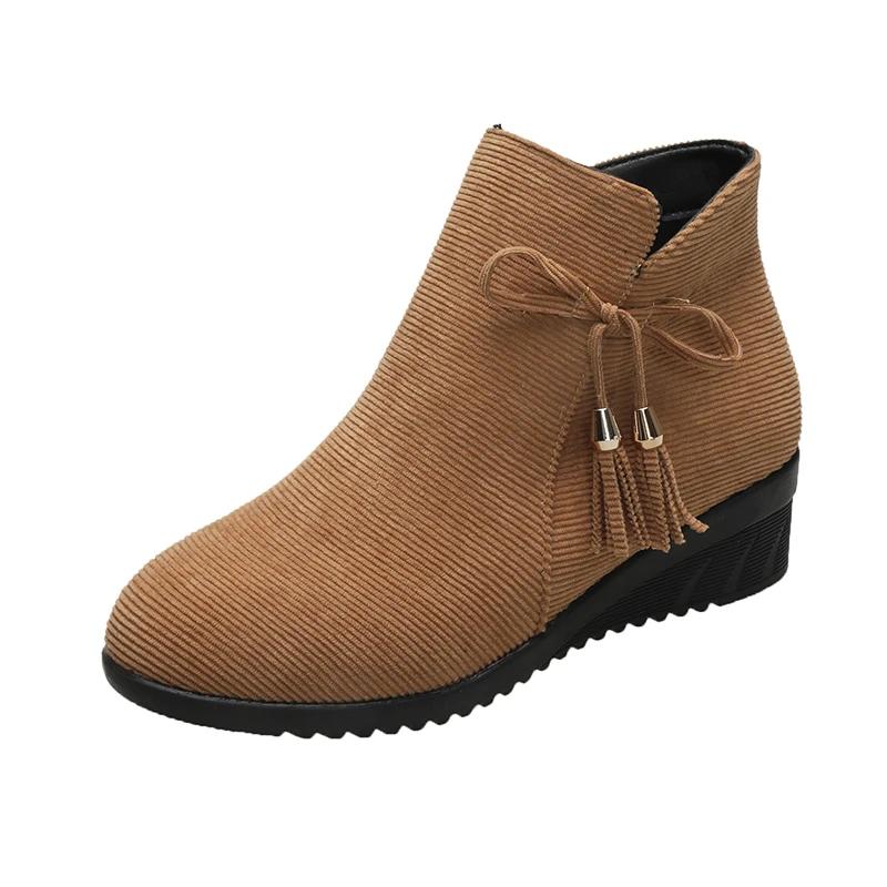 Новые модные ботильоны Naked Boots, однотонные короткие ботинки, женская хлопковая обувь, короткие ботинки, универсальная зимняя обувь на низком каблуке для отдыха на открытом воздухе