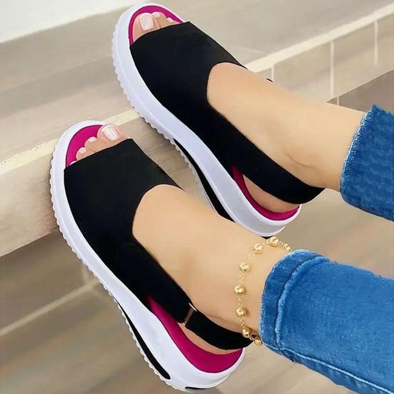 Fashion Women Sandals Peep Toe Summer Sandals Shoes Women Elegant Heeled Sandals Platform Heels Summer Shoes Wedges Zapatos Mujer