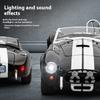 1:24 1965 Shelby Cobra Кабриолет Родстер Модель Симуляция Звук Свет Вытягиваемое Колесо Амортизация Подарок Мальчику на День Рождения