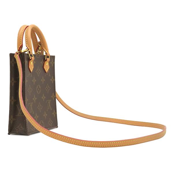 LOUIS VUITTON M69442 Monogram Petit Sac Plat2WAY bag Monogram canvas Array