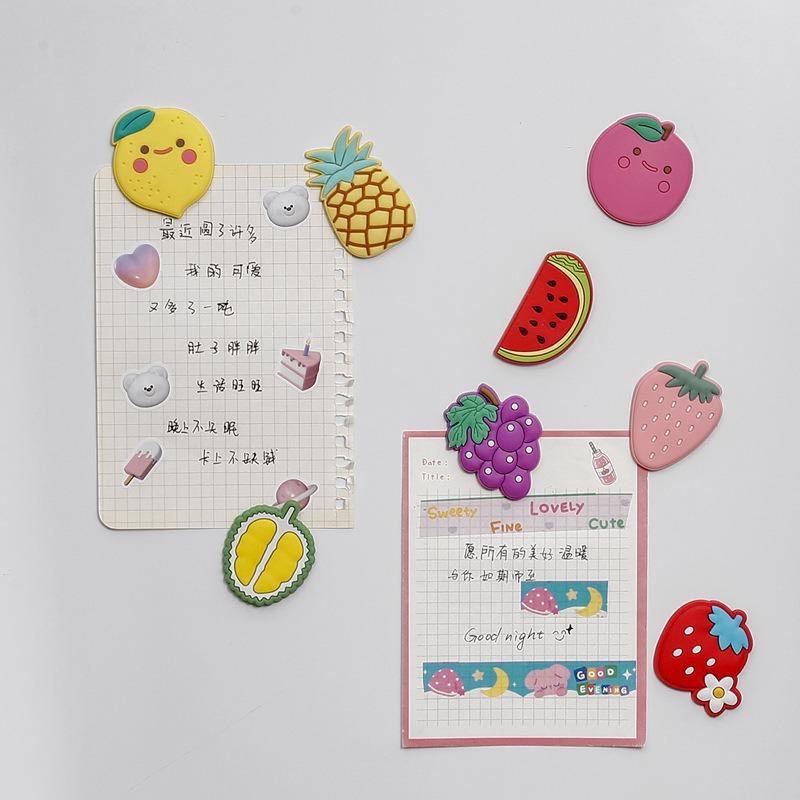 Soft Magnetic Refrigerator Stickers, Soft Rubber Magnets, Strong Suction Cartoon Epoxy Resin Magnetic Stickers