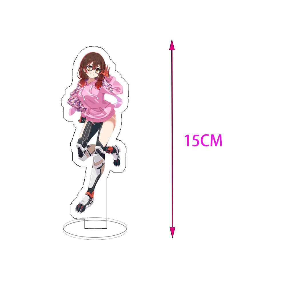 Japan Hololive Vtuber Acrylic Usada Pekora Uruha Rushia Hosimati Suisei Inugami Korone Bags Stand Model Plate Collection