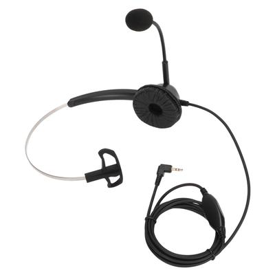 H360‑2.5VA односторонние наушники с регулировкой громкости, черные, монофонические, для разъема 2,5 мм