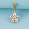 Stainless Steel Belly Button Rings Simple Body Piercing Jewelry Beach Navel Ring  For Women