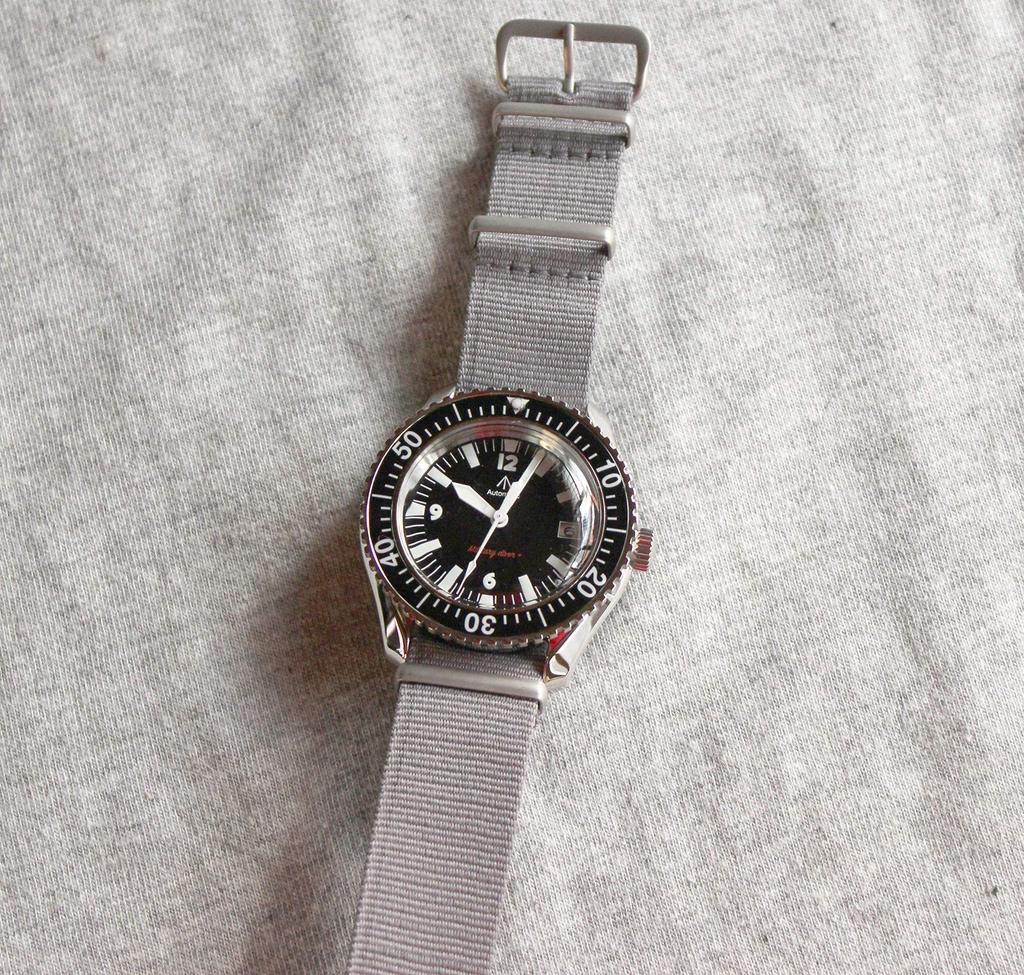 Часы Военные часы ВОЕННО-МОРСКИЕ ЧАСЫ Автоматические ROYAL Military Diver TYPE [Naval co.] MIL.-05 SV/Gray