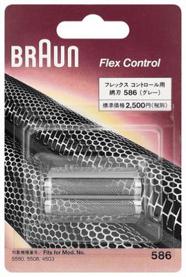 Сетчатое лезвие для бритвы Braun F586 (серый)