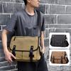 Сумка через плечо мужская холщовая сумка для путешествий на работу большая вместительная сумка через плечо