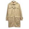 Тренч с капюшоном светло-бежевый Женский Б/у