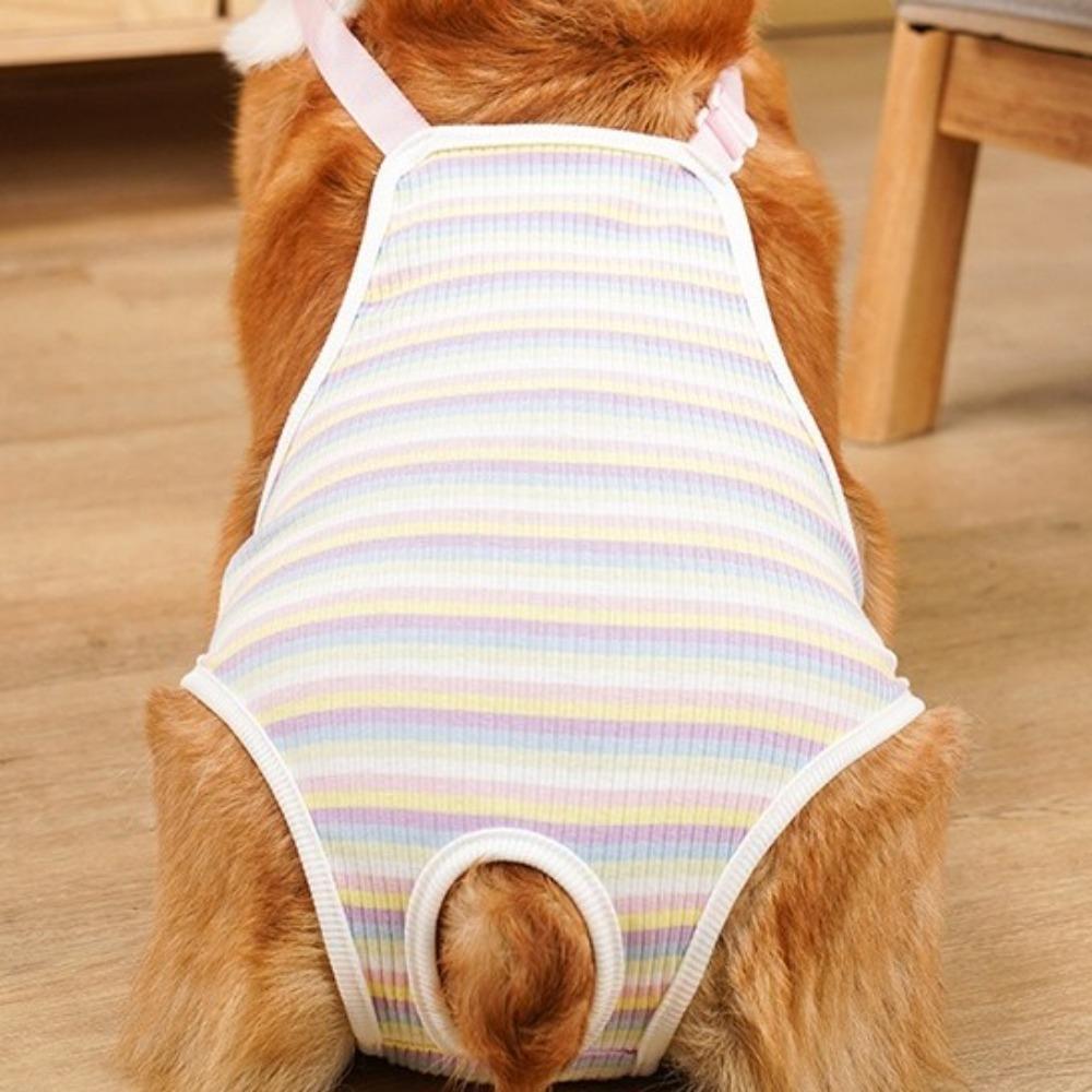 Breathable Female Dog Underwear Adjustable Straps Pet Safety Trousers  Outdoor Walk