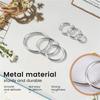 Тренд 2025 1390 шт. Соединительные кольца O-ring Металлические разомкнутые соединительные кольца Набор Металлические соединительные кольца для изготовления ювелирных изделий Соединители