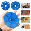 6-зубчатый диск для резьбы по дереву Гладкая точная резьба Простая установка Многоцелевой пень