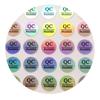 2000pcs 10mm Hologram Shining QC PASSED Silver Durable PET Waterproof Sticker Factory Manufacture Quality Control Label