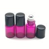 5Pcs ColoredRoller Bottles 1ml 2ml 3ml  Sample Test Roll Essential Oil Vials with Stainlesss Steel Ball