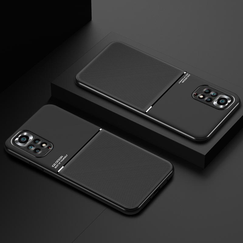 Чехол из искусственной кожи Skin Touch для Xiaomi Redmi Note 13, 12, 12S, 11, 11S, 10 Pro, 10S, 9, 9S, 13C, 12C K70 K60 K50 K40 K30 K20 Pro, роскошный твердый чехол