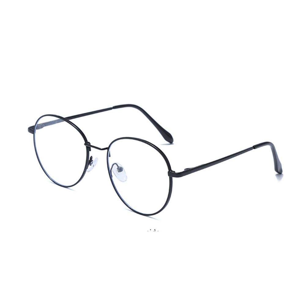 Round Style Alloy Frame One-piece Nose Pads Fashion Photochromic Reading Glasses +0.75 To +4