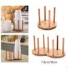 Durable Cup Dispenser Organizer Portable Space Saving Wood Disposable Cups Holder for Office Buffet