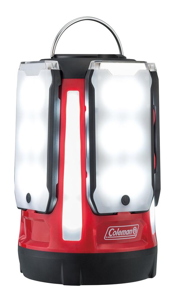 Фонарь Coleman Quad Multi-Panel LED Предотвращение стихийных бедствий Отключение электроэнергии Перезаряжаемый Открытый Кемпинг