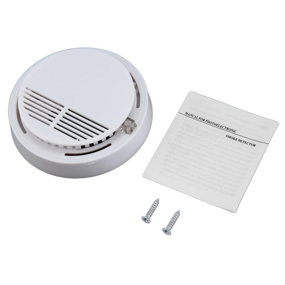 Independent Fire Alarm Sensor 85 dB Smoke Detector Smoke Fire Detector Tester Home Security System