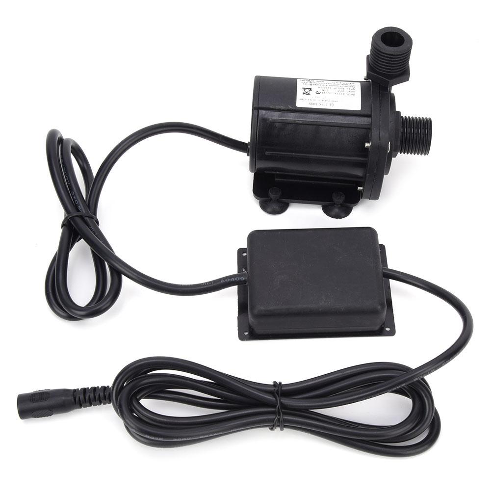 24V Brushless DC Water Pump 1200L H Water Heater Floor Heating Booster Circulating Water Pump