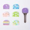 6Pcs Silicone Key Identifier Flower Pattern Key Protector Reusable Silicone Key Cover  Office