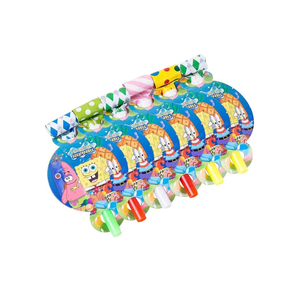 Украшение для дня рождения Губки Боба Для Детей Игрушка Воздушные Шары из Алюминиевой Фольги Латексные Мультяшная Посуда Принадлежности для Мероприятий Баннер Фон