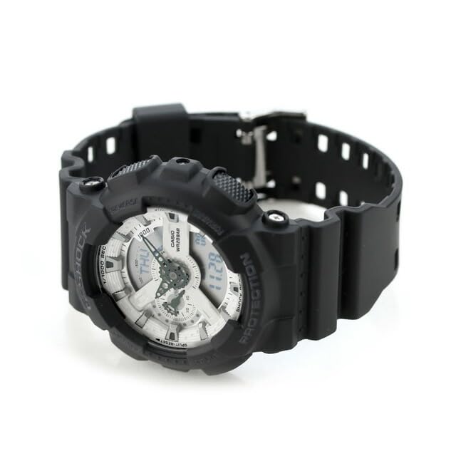 [Casio G-SHOCK] G-SHOCK Аналогово-цифровые часы серии 110 Кварцевые мужские часы GA-110WD-1A